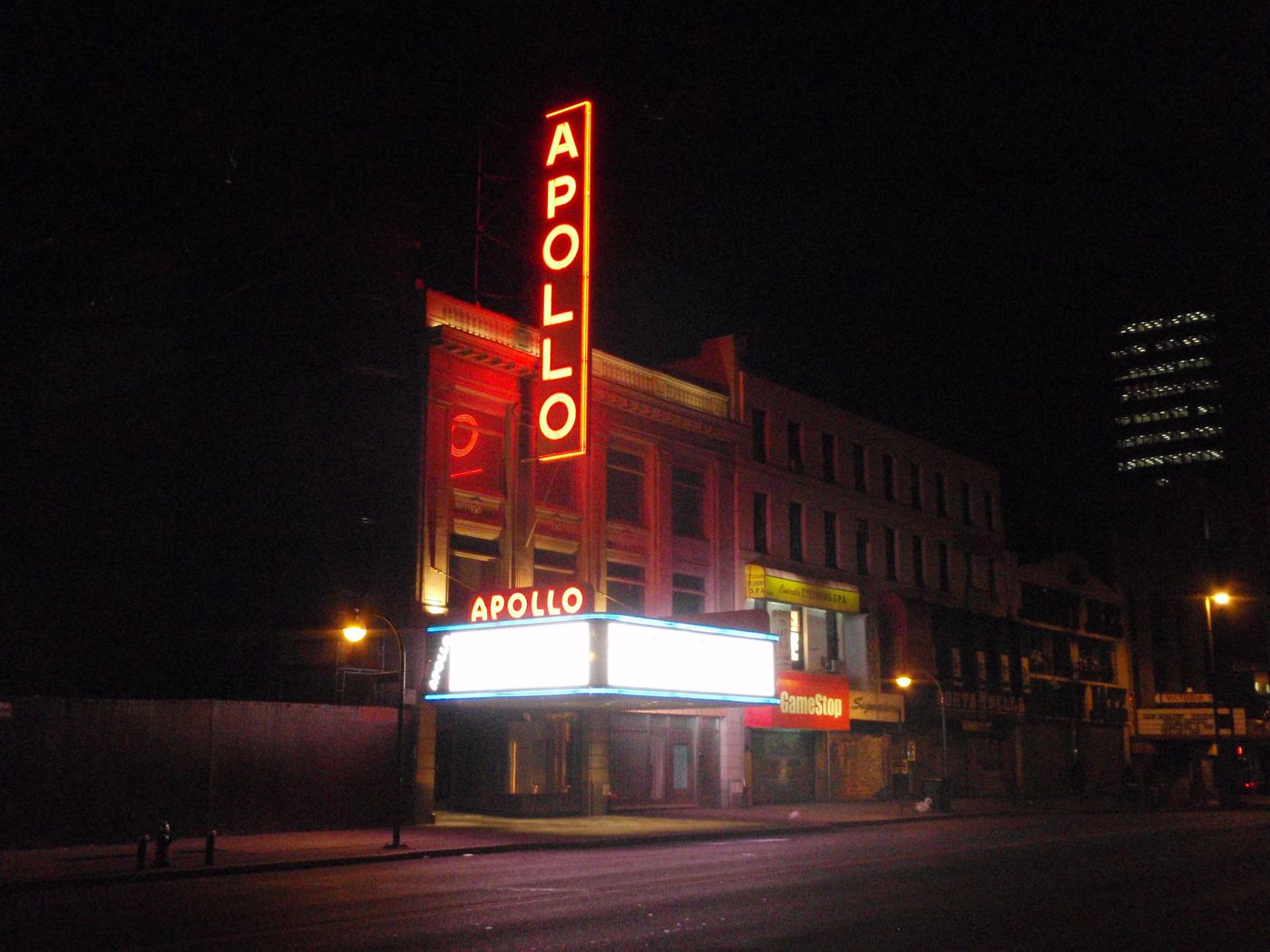 The Apollo Theater marquee, Harlem, 2010