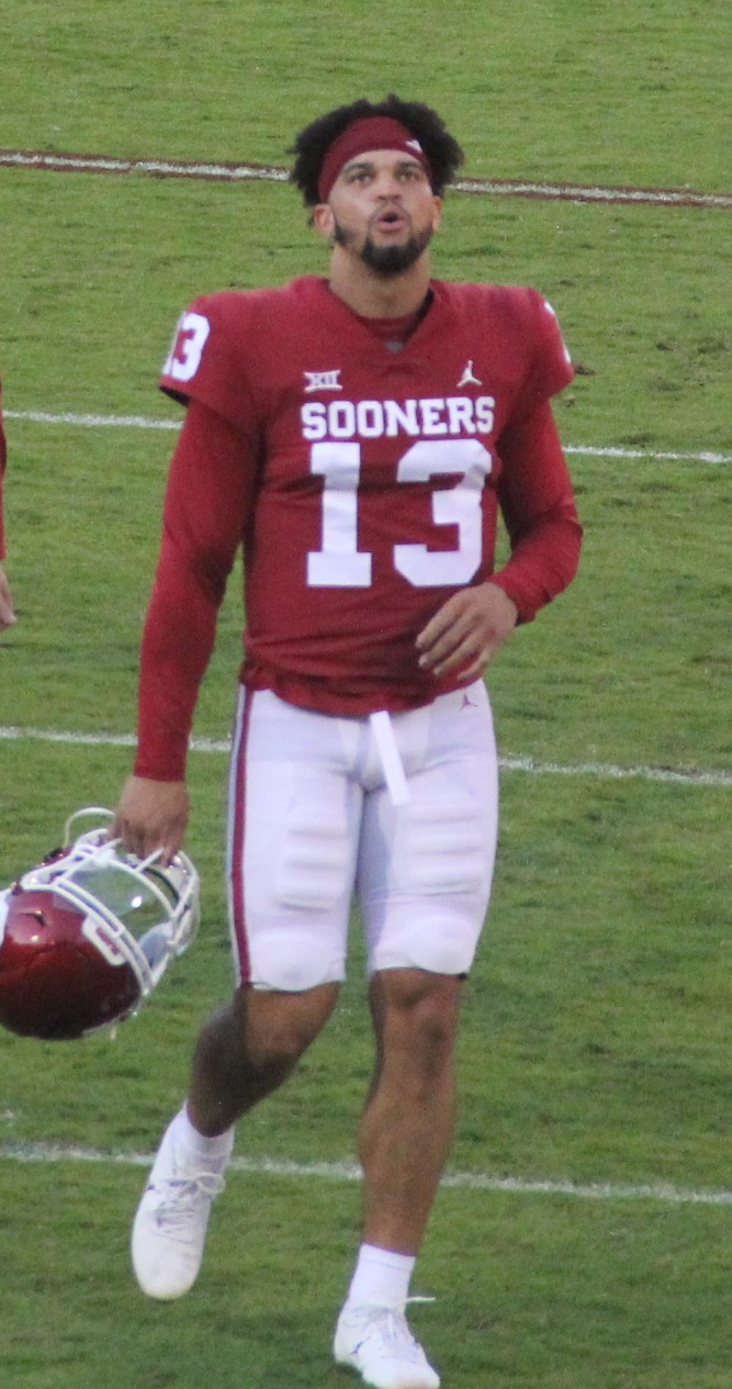 Caleb Williams with the Oklahoma Sooners, 2021