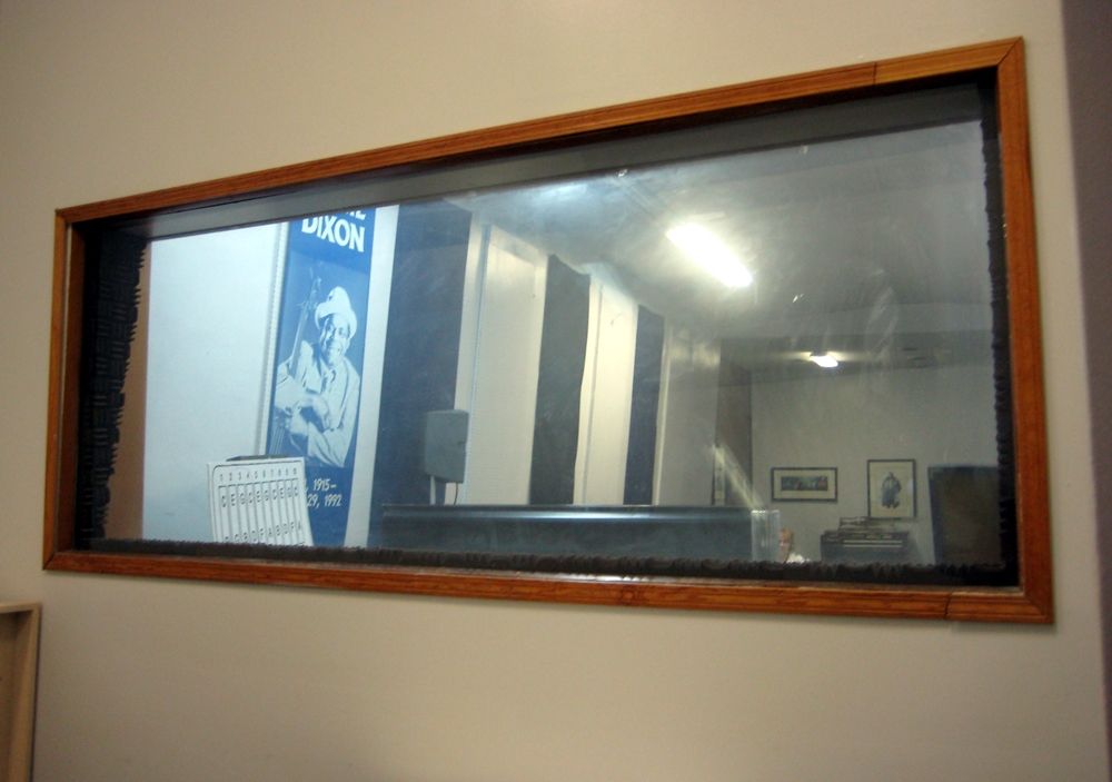 The Chess Records studio booth during restoration, Chicago