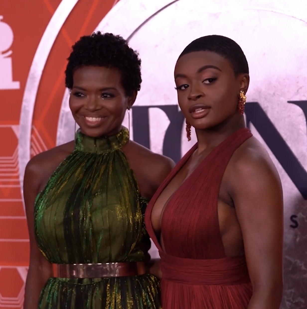LaChanze and Celia Rose Gooding at the 74th Tony Awards, September 2021