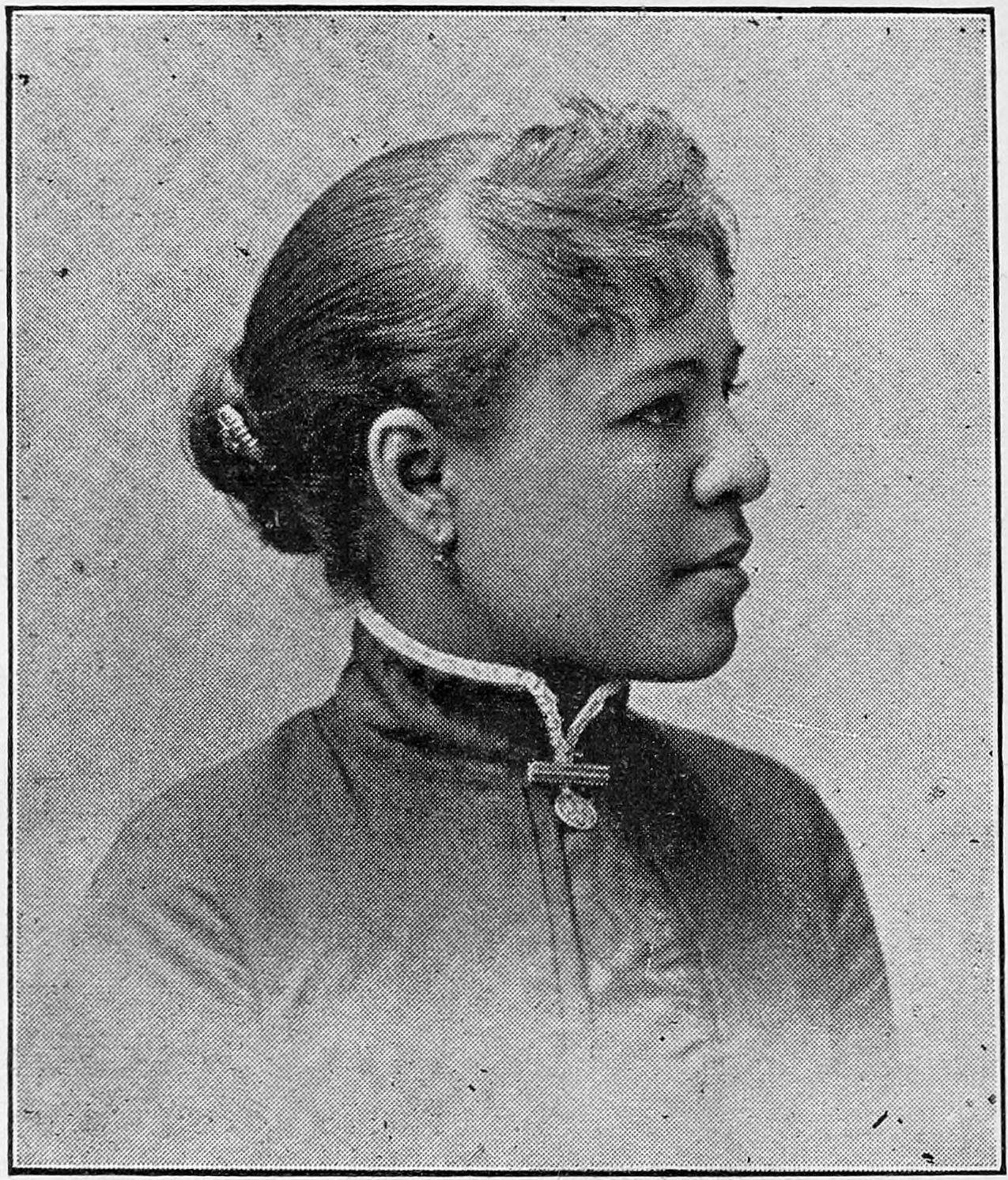 Ida Gray Nelson Rollins, D.D.S. — portrait published in Lawson Andrew Scruggs, Women of Distinction (1893)