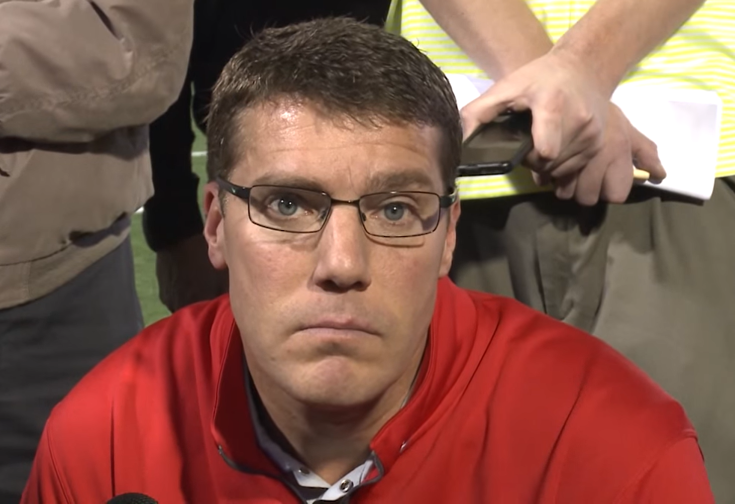 Chris Ash as Ohio State co-defensive coordinator, 2015