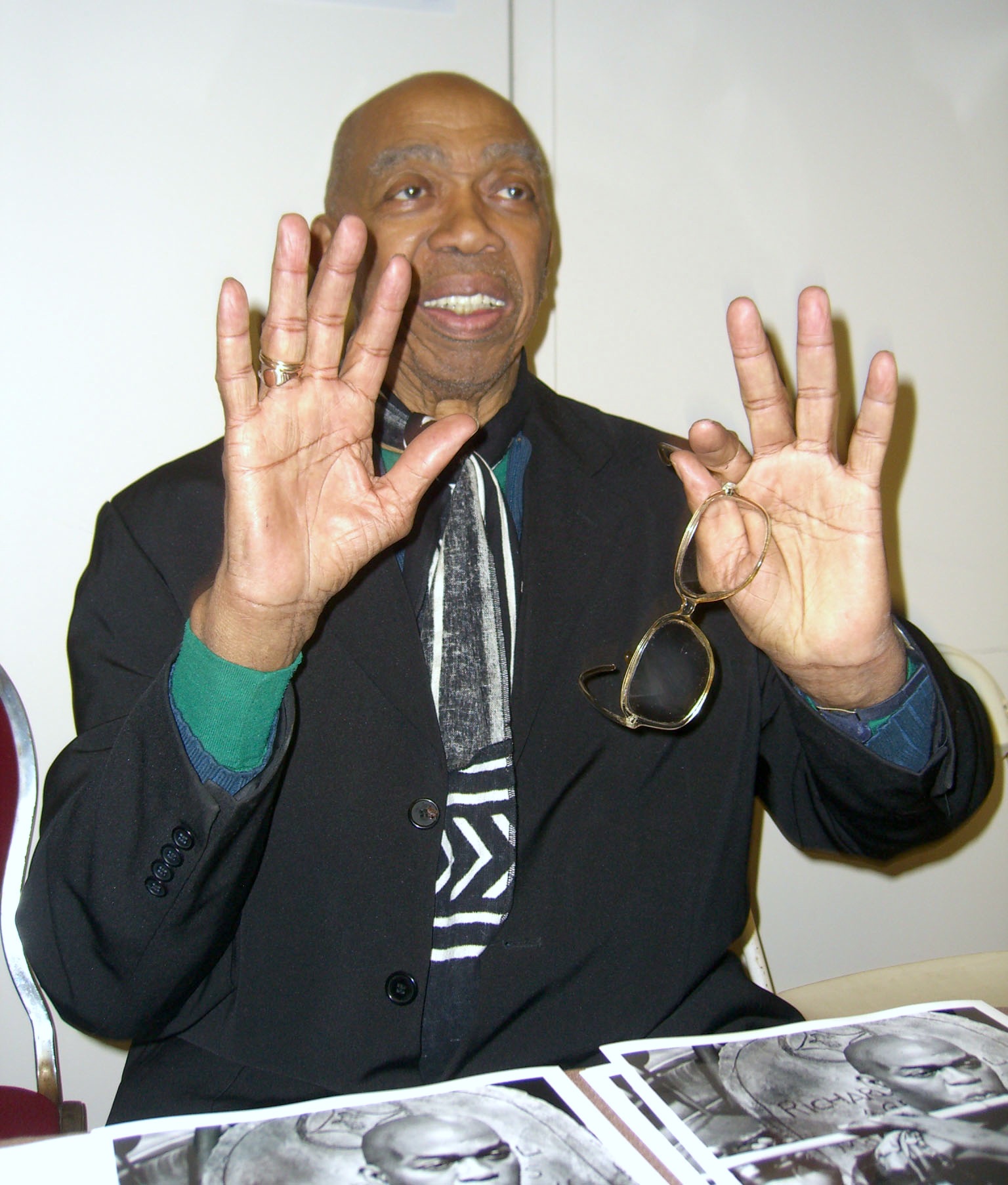 Geoffrey Holder at the Big Apple Convention, New York, November 15, 2008.