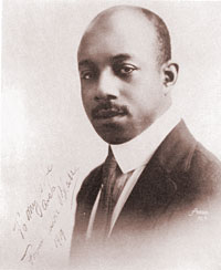 Portrait of composer and pianist Eubie Blake