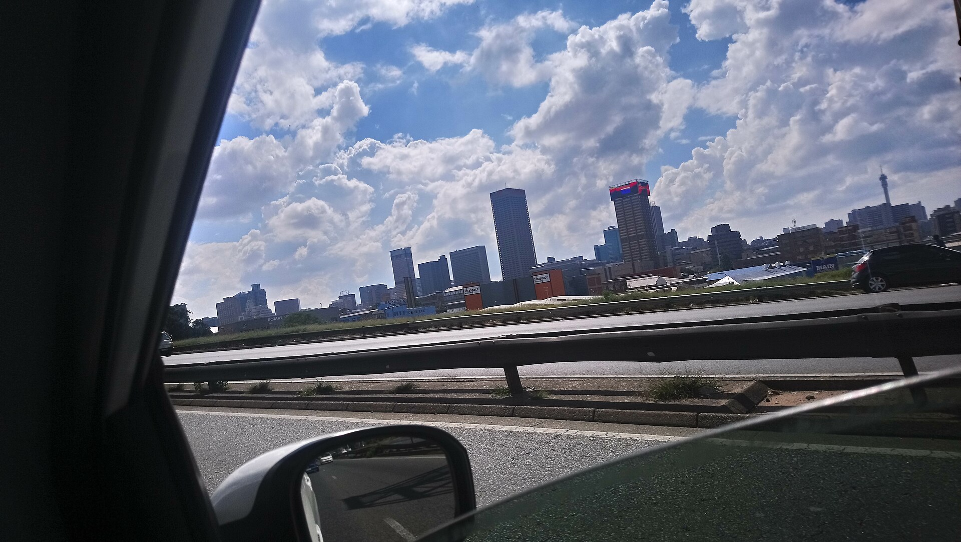 The Johannesburg skyline, South Africa