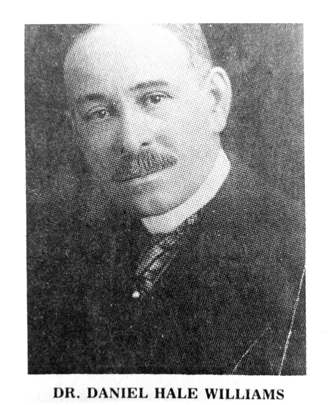 Dr. Daniel Hale Williams, portrait, ca. 1900