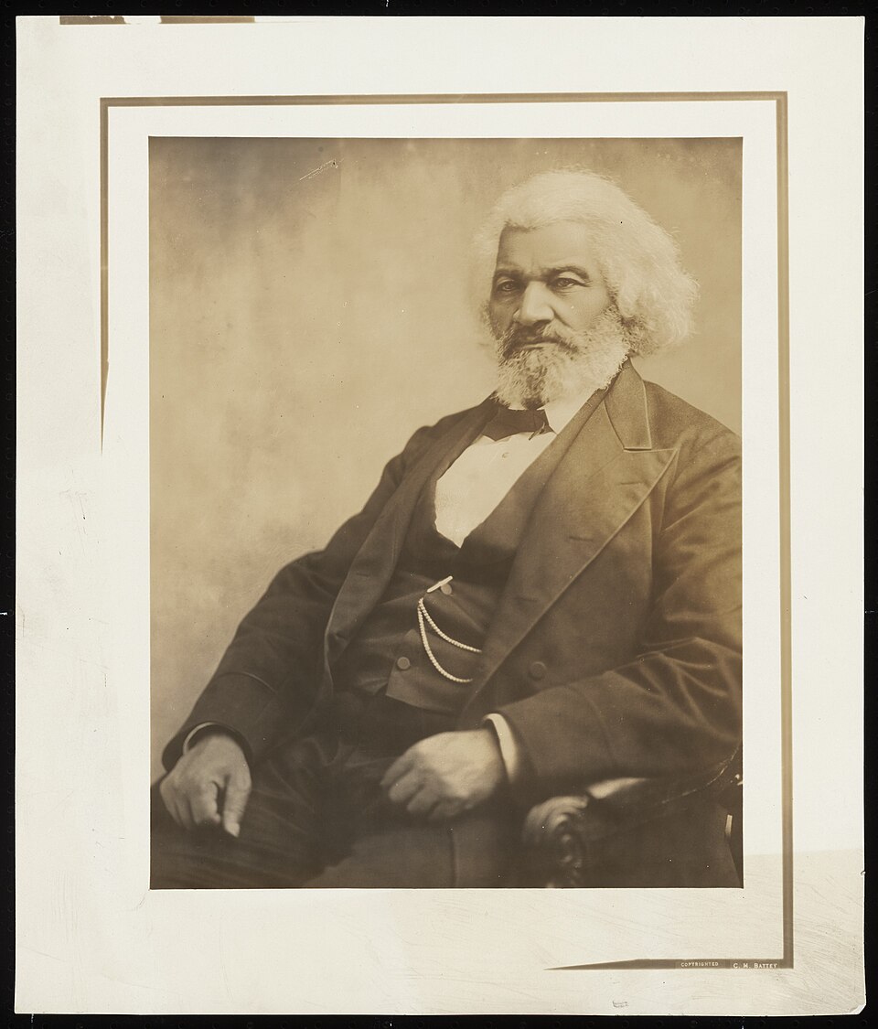 Frederick Douglass, portrait photograph c. 1895 — Black cultural archive, the CTL 100, CultureTechLens