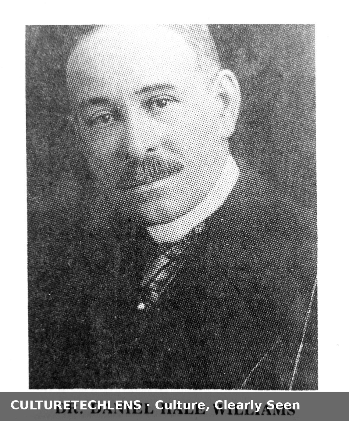 Dr. Daniel Hale Williams, portrait, ca. 1900