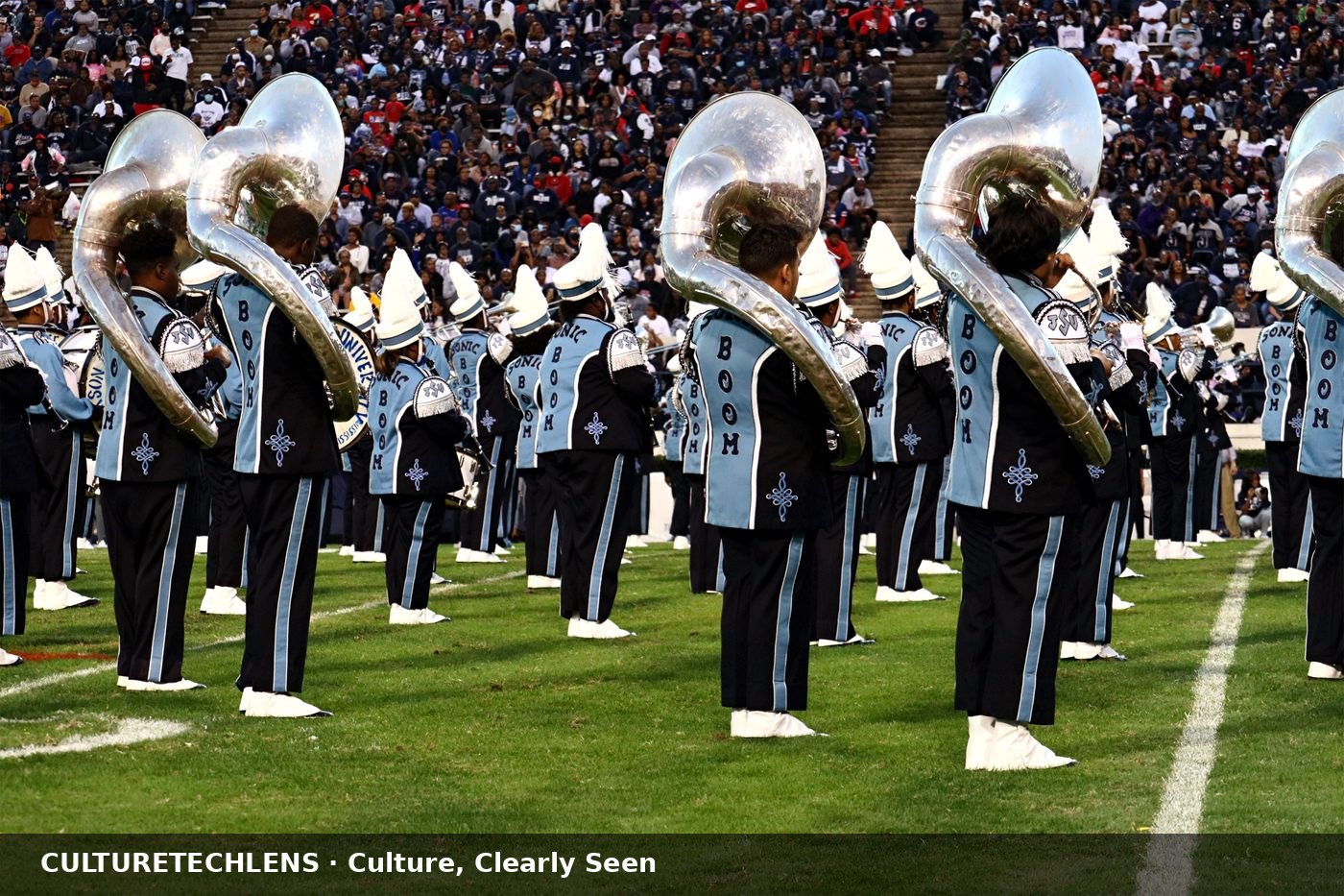 Jackson State’s ‘Sonic Boom of the South’ marching band, 2021 SWAC Championship — CultureT