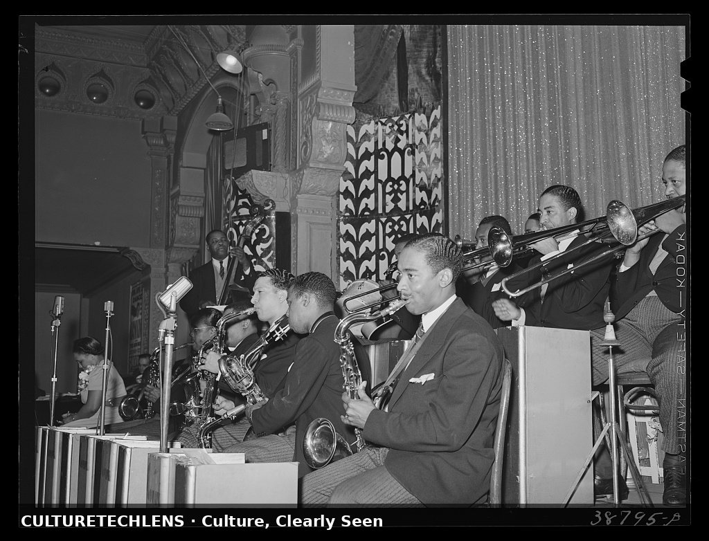 The band at the Savoy Ballroom, Chicago, 1941