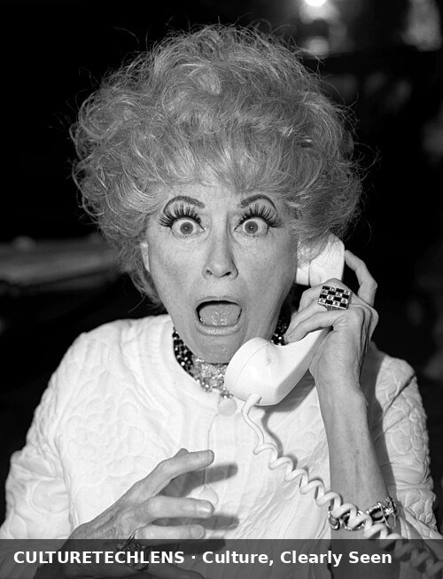Phyllis Diller, photographed in Reno, Nevada, October 2014 — CultureTechLens