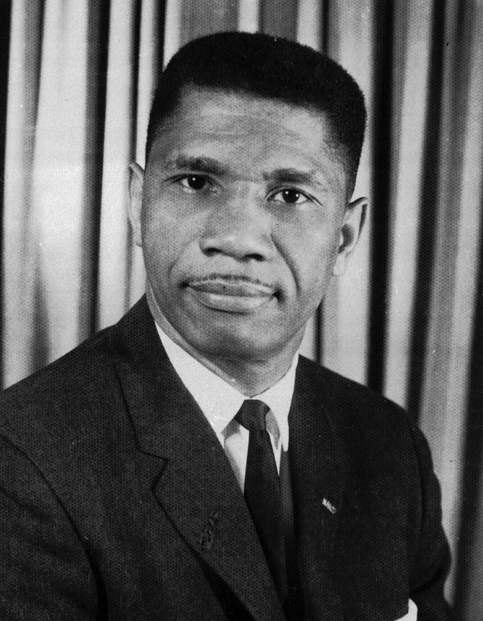 Press photograph of Medgar Evers, NAACP Mississippi field secretary, 1963.