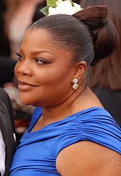 Mo'Nique on the red carpet at the 82nd Academy Awards, Hollywood, March 7, 2010