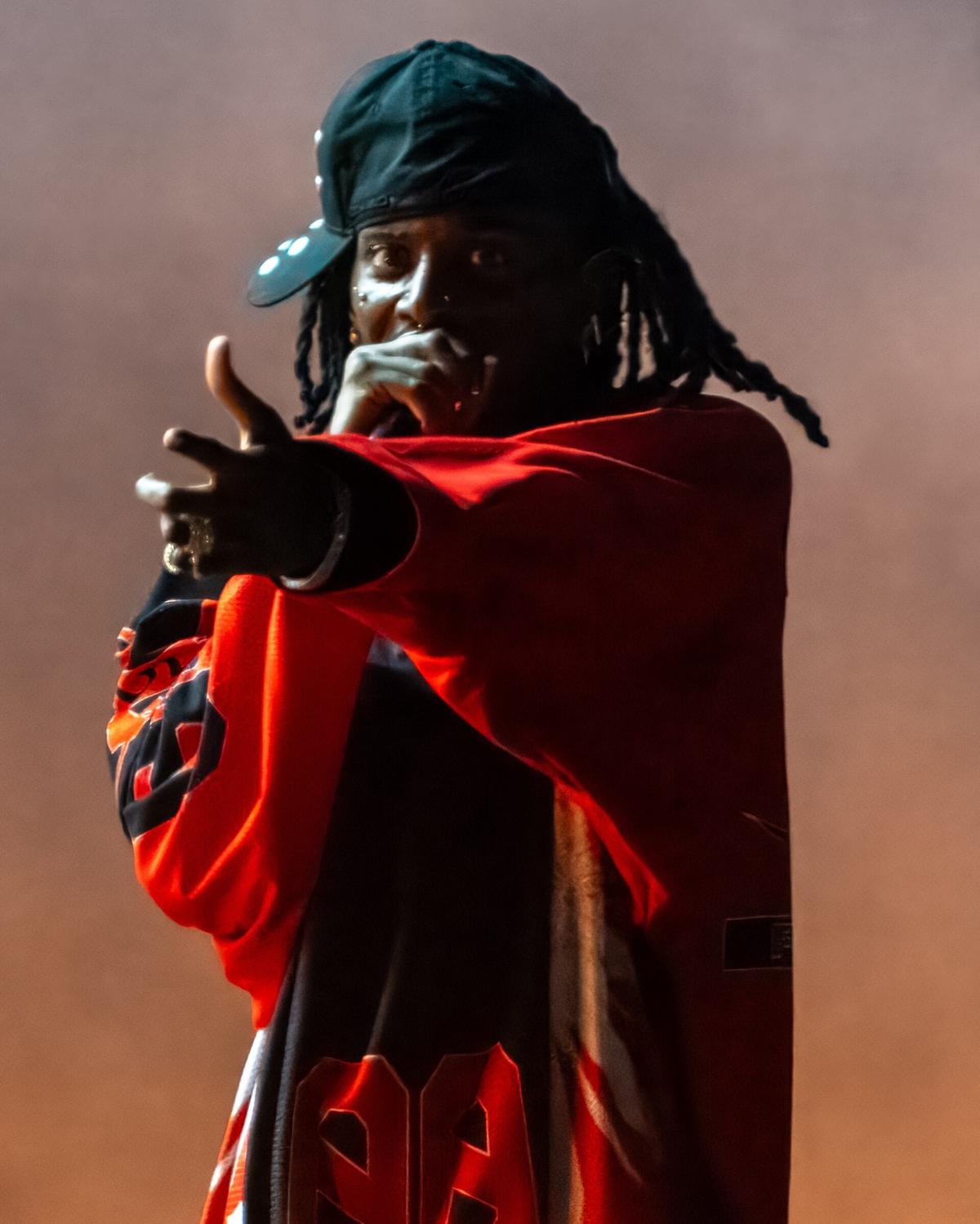 Playboi Carti at Clout Festival in 2024.