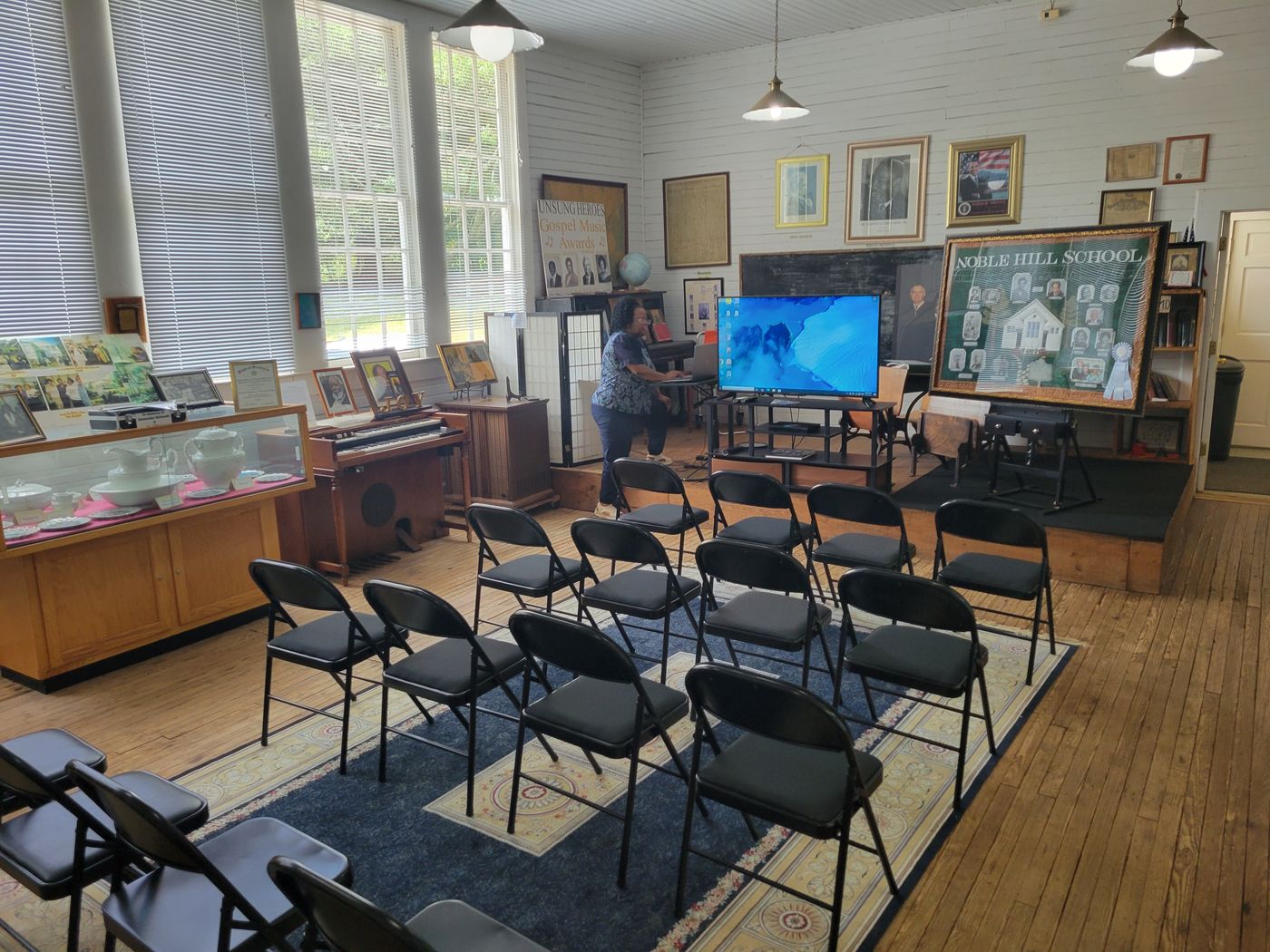 Rosenwald school classroom, Cassville, Georgia