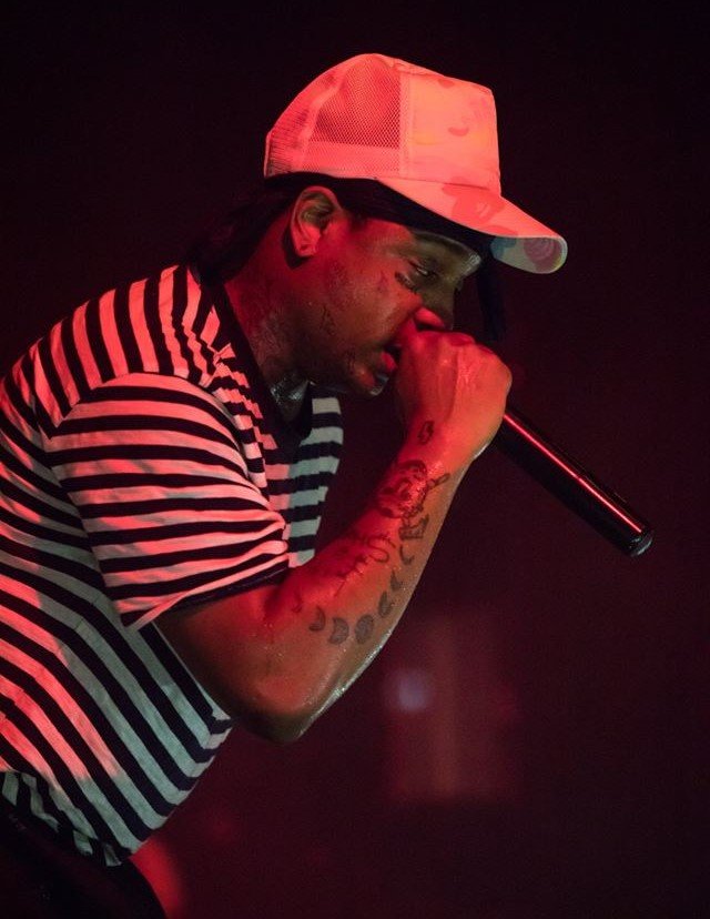 Ski Mask the Slump God performing at a club, September 14, 2018.