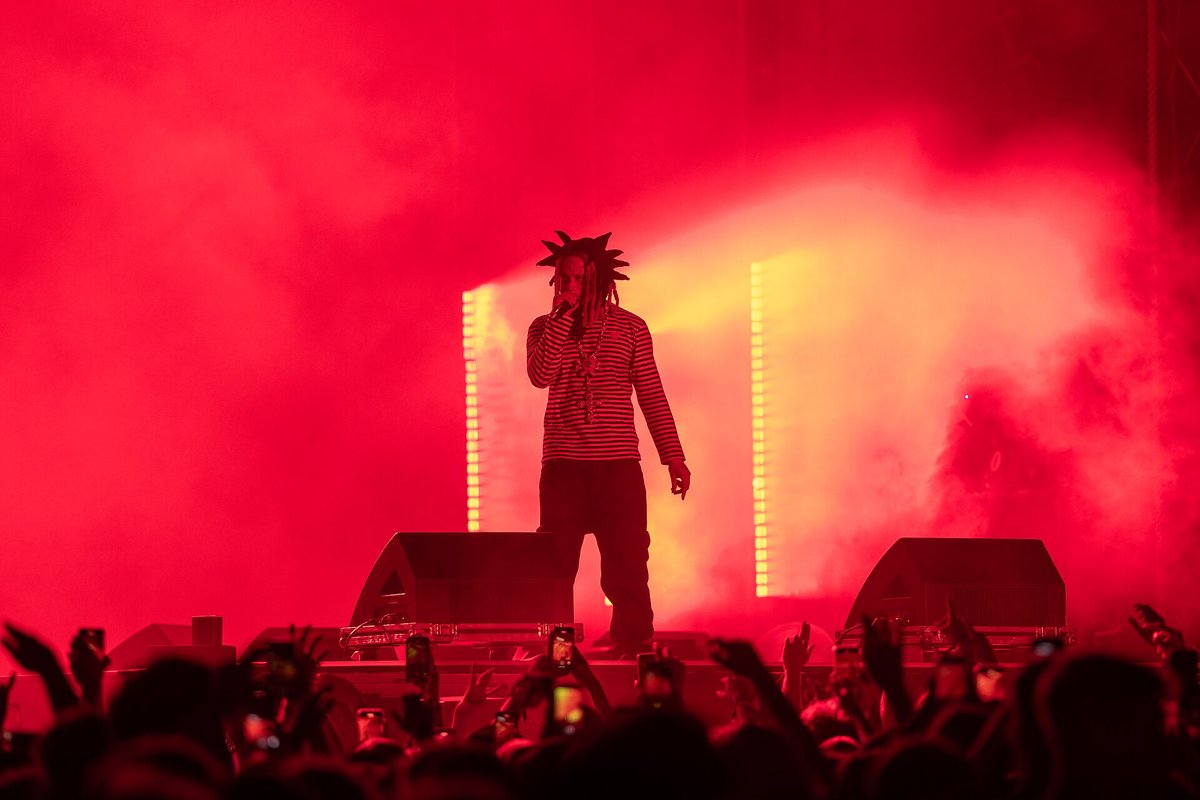Trippie Redd performing at Clout Festival 2024 in Warsaw, Poland.