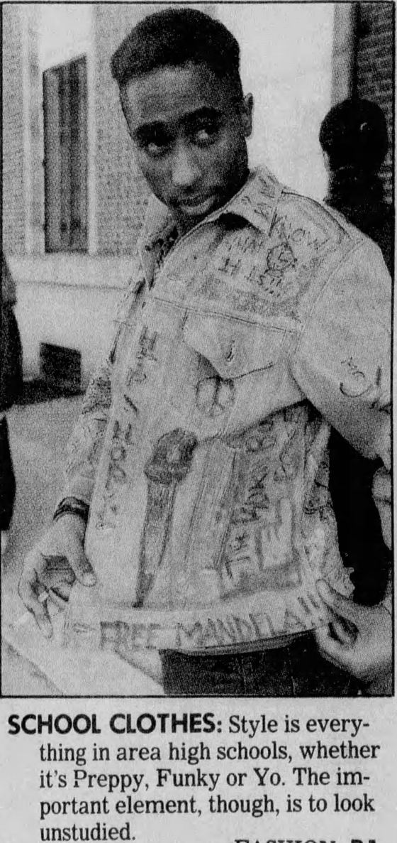 Tupac Shakur in 1988, a presentable public-domain portrait from his youth.